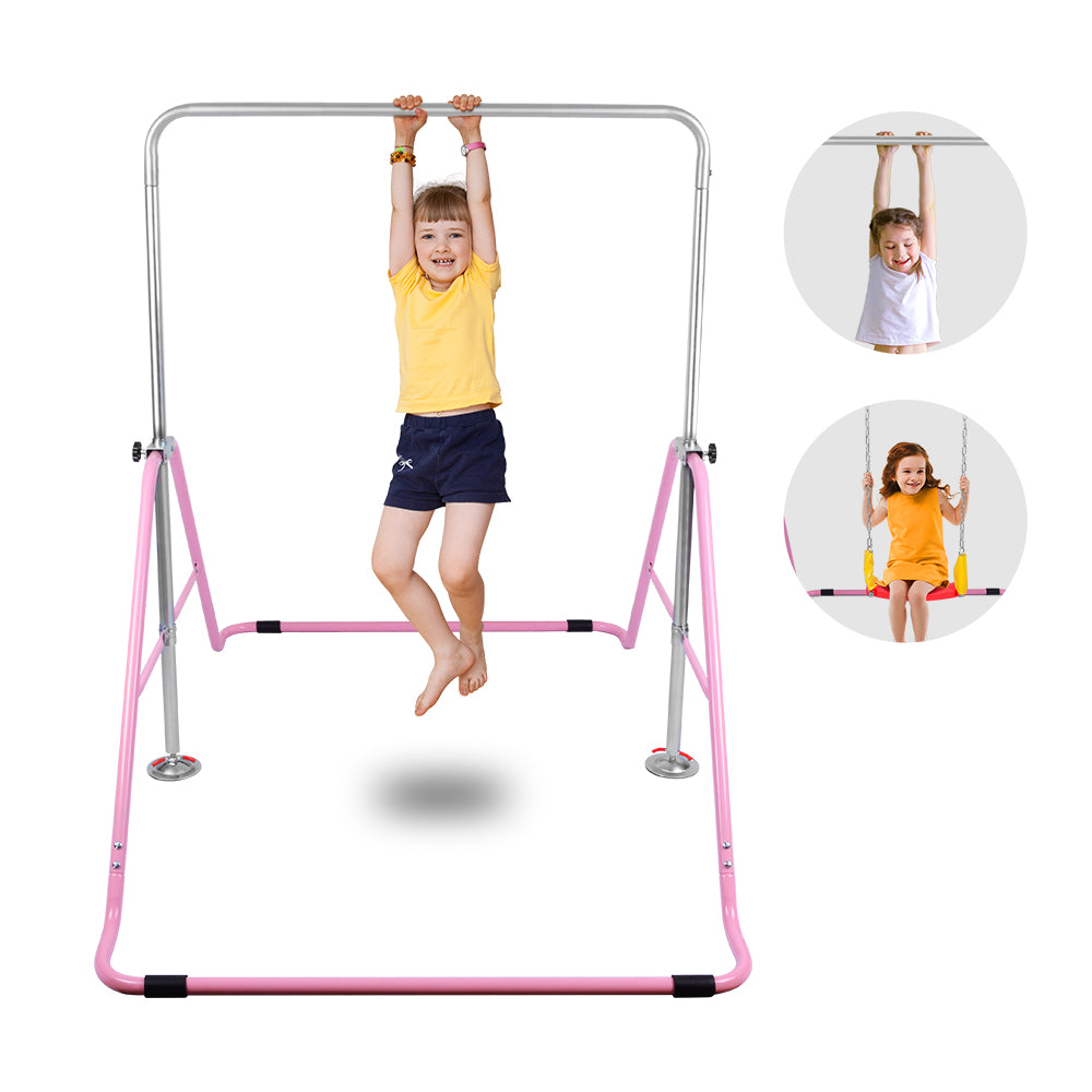 Gymnastics Adjustable Foldable Horizontal Kip Training Bars for Home