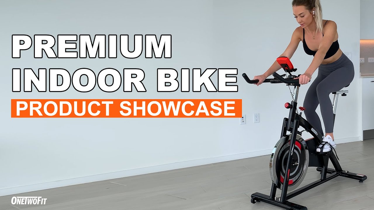 Exercise bike discount with video courses