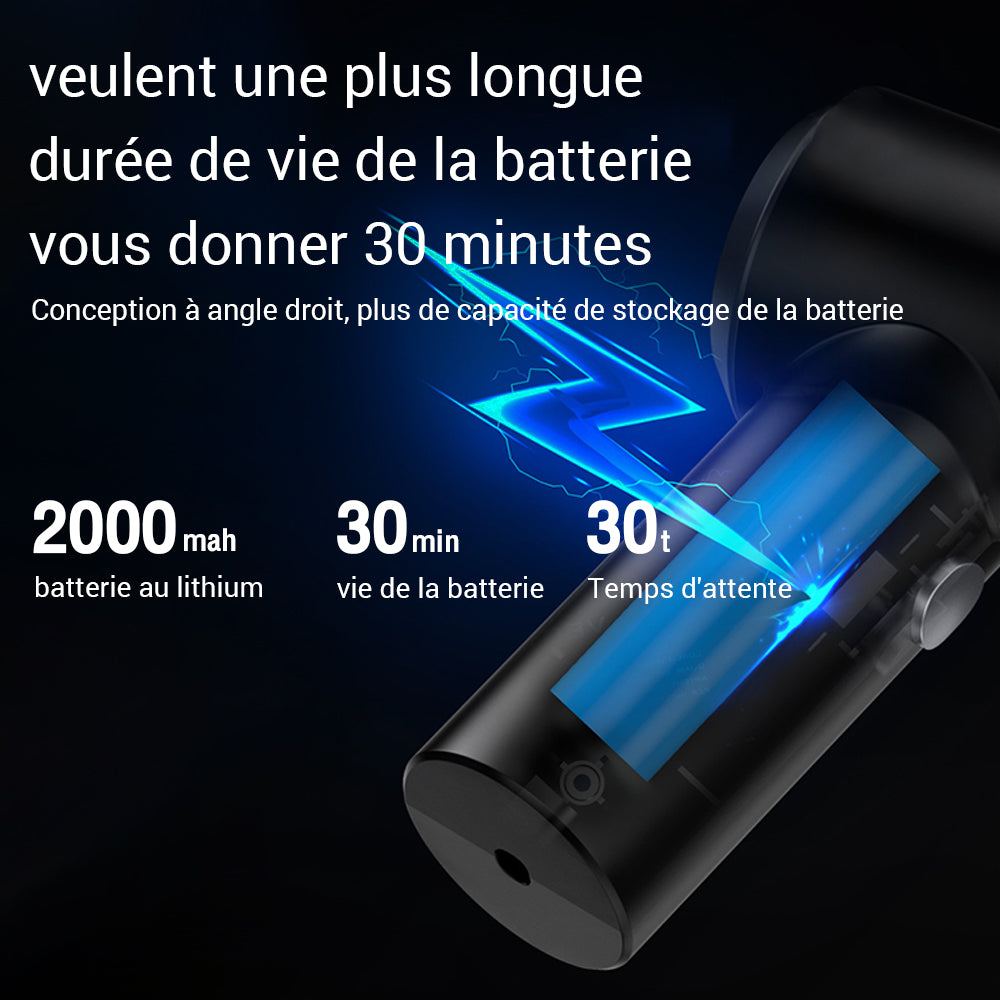 Aspirateur à Main de Voiture - NIDOUILLET - 5500PA - 120W - Nettoyage Humide et Sec - USB Rechargeable