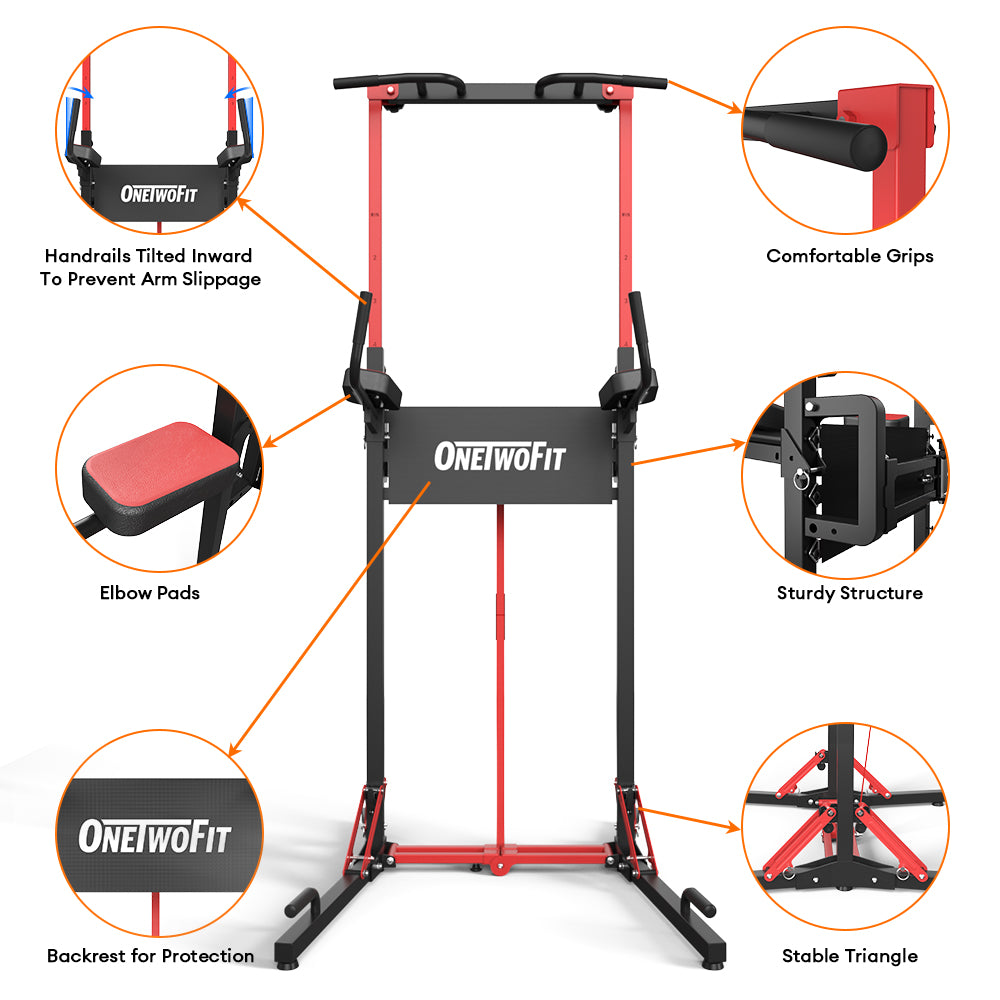 Foldable cheap dip station