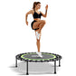 ONETWOFIT 42"/45" Rebounder Trampoline for Adults, Silent Mini Trampoline Indoor Exercise Fitness Trampoline Bungee Rebounder