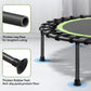 ONETWOFIT 42"/45" Rebounder Trampoline for Adults, Silent Mini Trampoline Indoor Exercise Fitness Trampoline Bungee Rebounder