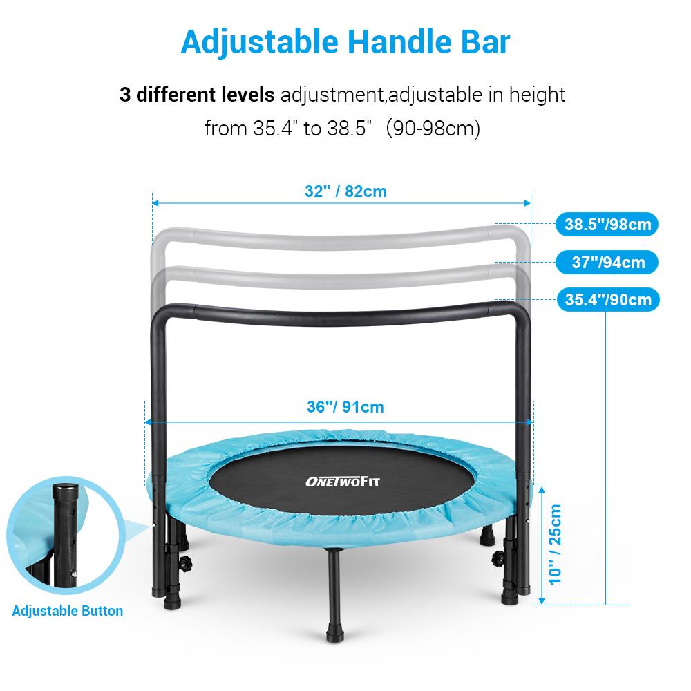 Onetwofit best sale mini trampoline