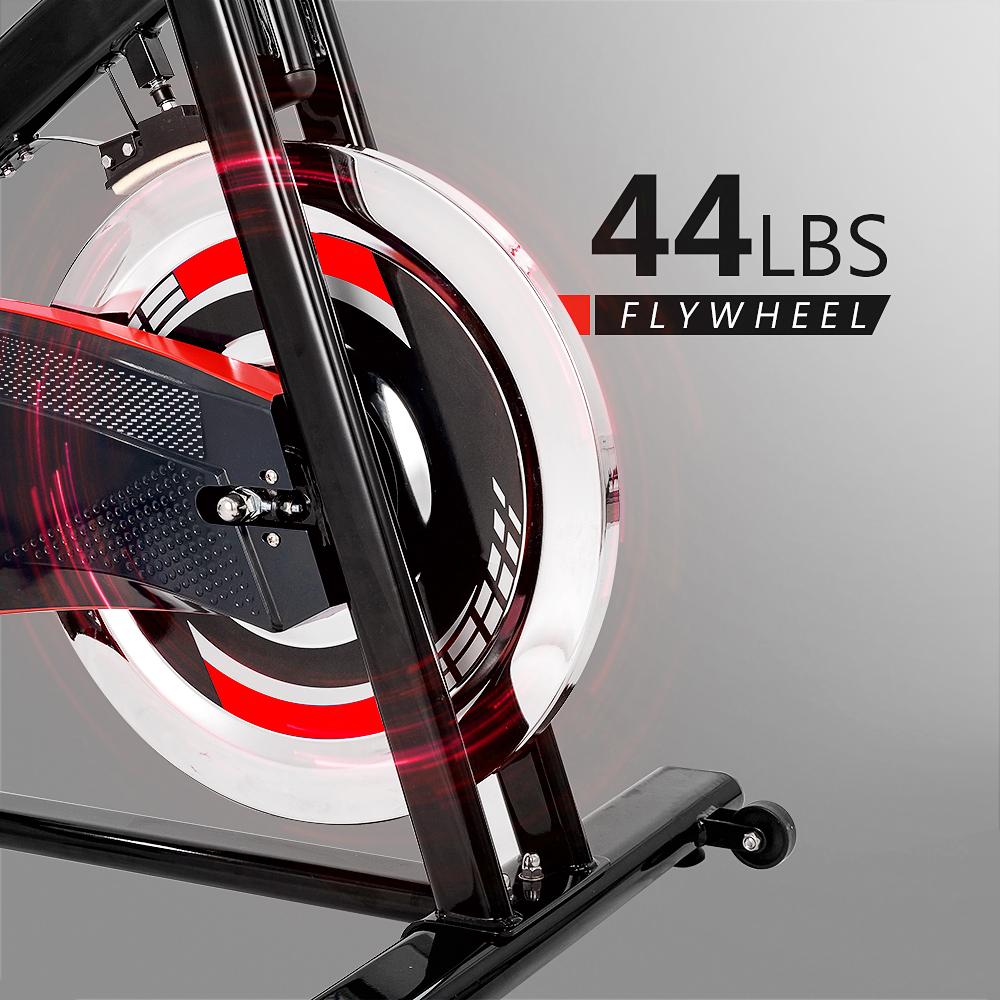 40lb flywheel belt drive pro indoor cycling exercise online bike