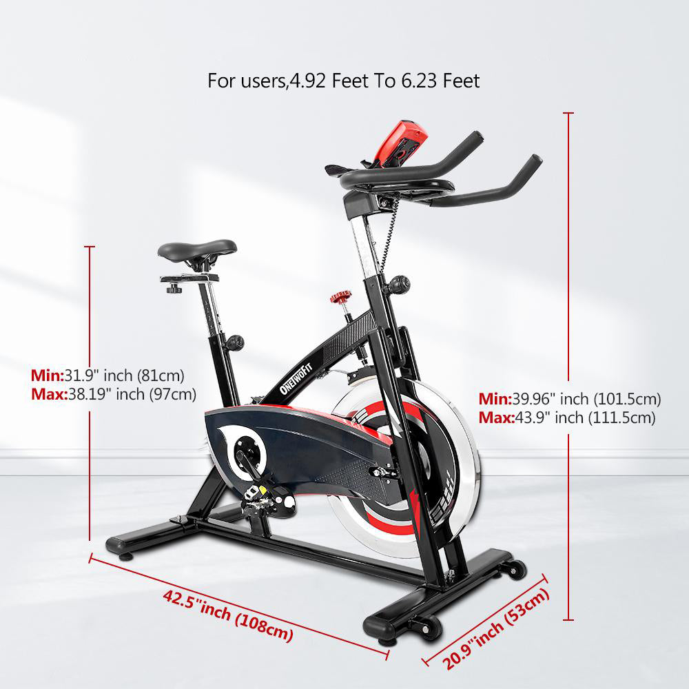 Onetwofit indoor best sale exercise bike reviews