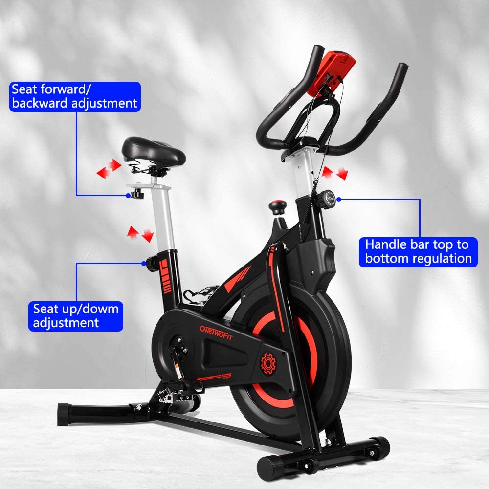 Spin bike 2024 digital display