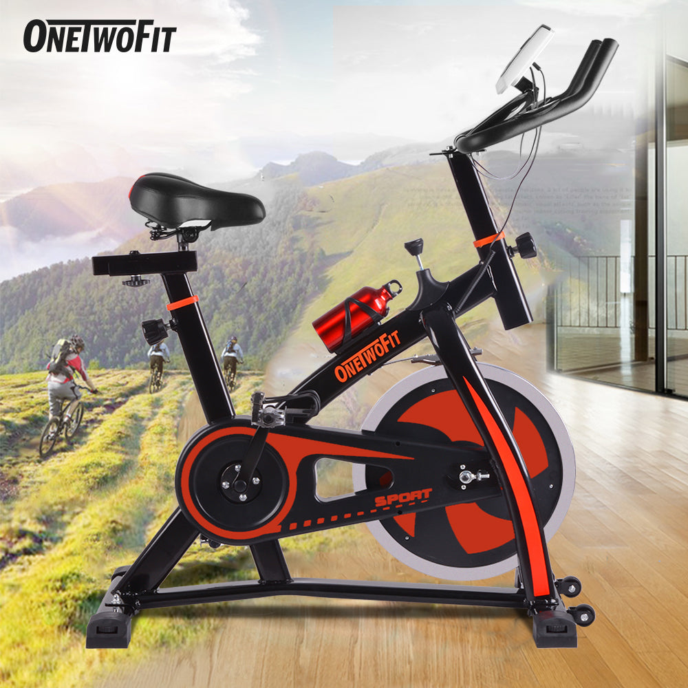 Onetwofit spin bike review hot sale