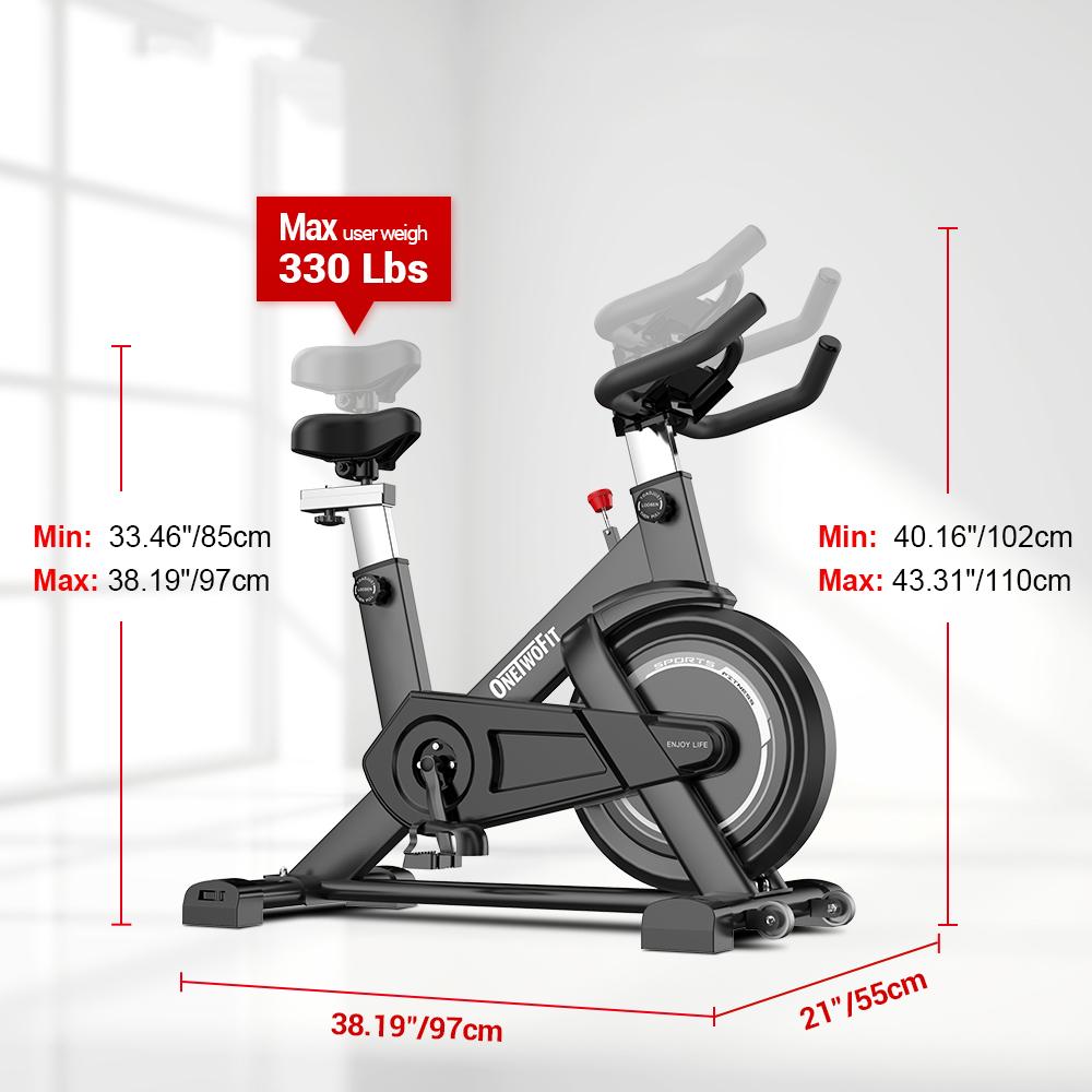 Exercise bike for online heavy weight