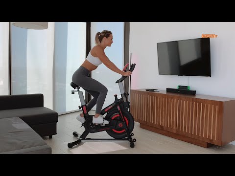 Exercise bike with online big screen