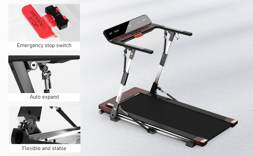 Shock outlet absorbing treadmill